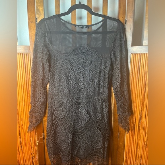 For Love and Lemons black mini dress - Picture 4 of 8